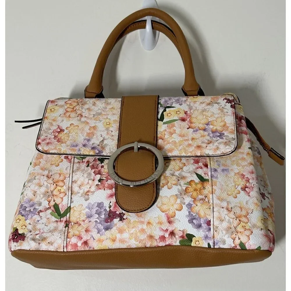 Dana Buchman Multicolor Pink Floral Tote Purse Handbag Style HDB01ST2